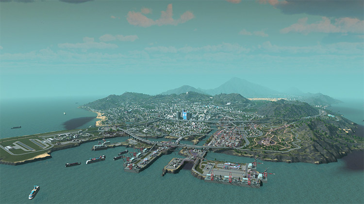 Los Santos Map for Cities Skylines