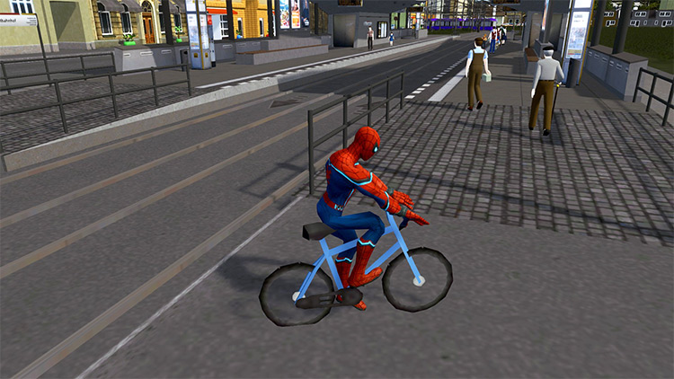 Der erstaunliche Spiderman in Städten Skylines