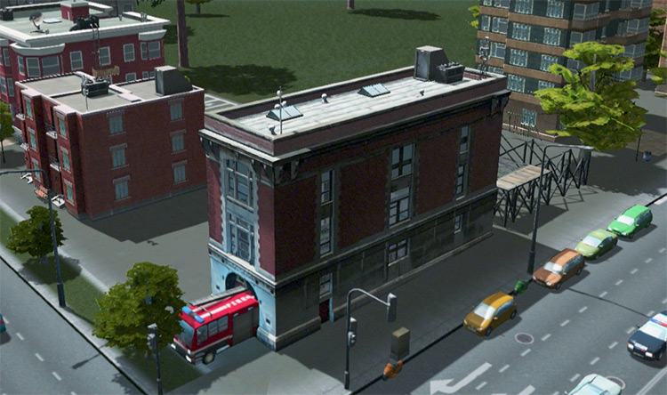 Ghostbusters Firestation Mod for Cities: Skylines