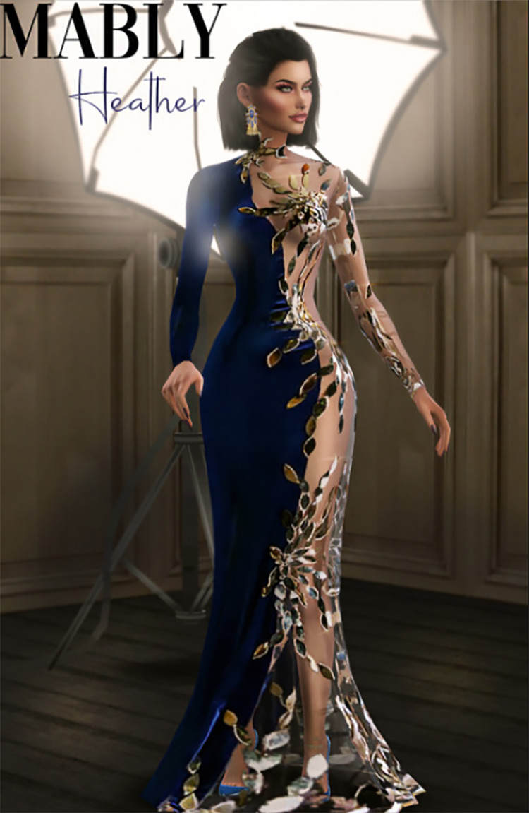 Best Long Sleeve Dress Cc To Download For Sims 4 Fandomspot Parkerspot