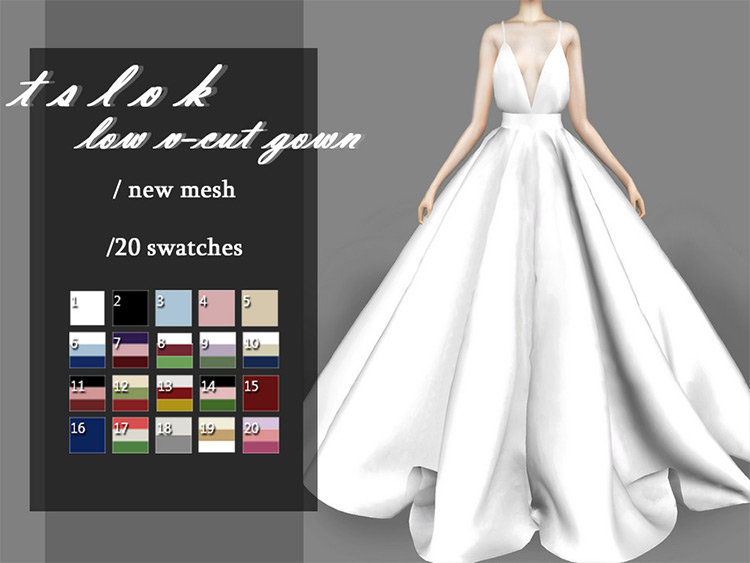 Best Sims 4 Wedding Dresses  Free CC   Mods To Download   FandomSpot - 52