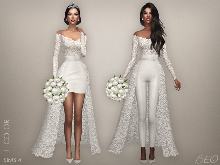 Best Sims 4 Wedding Dresses Free Cc And Mods To Download Fandomspot