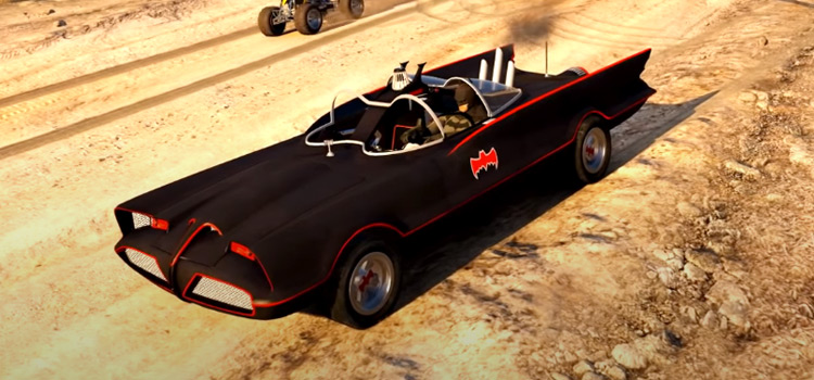 Old-School Batmobile & Batman - GTA 5 Modded