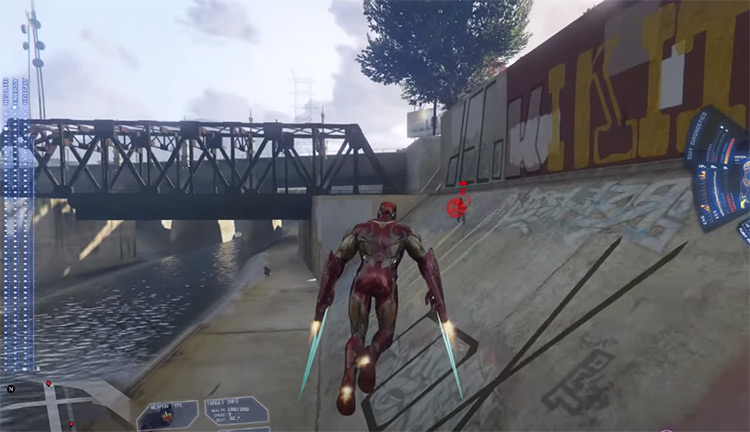 GTA 5 SUPER HERO MOD - STOP TIME MATRIX STYLE! (GTA 5 Mods)