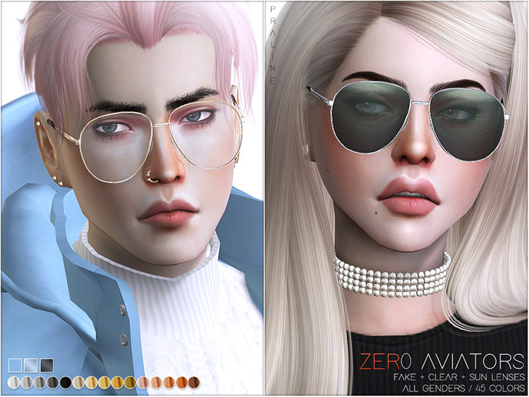 Sims 4 CC  18 Best Shades   Sunglasses  Free Custom Content    FandomSpot - 63