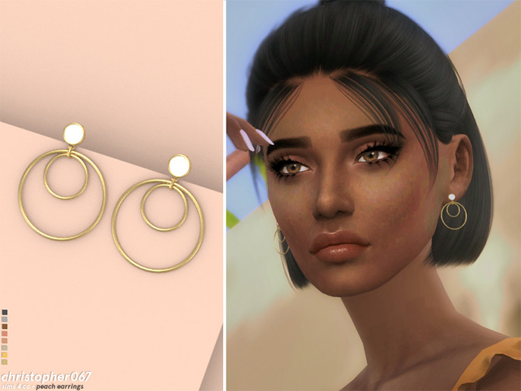 Best Sims 4 Hoop Earrings CC To Download   FandomSpot - 4