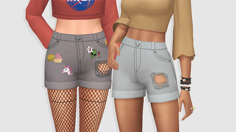 Homegrown Shorts - Sims 4 CC