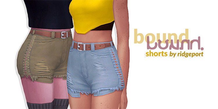 15 Cutest Girls Shorts CC For Sims 4  Free To Download    FandomSpot - 82