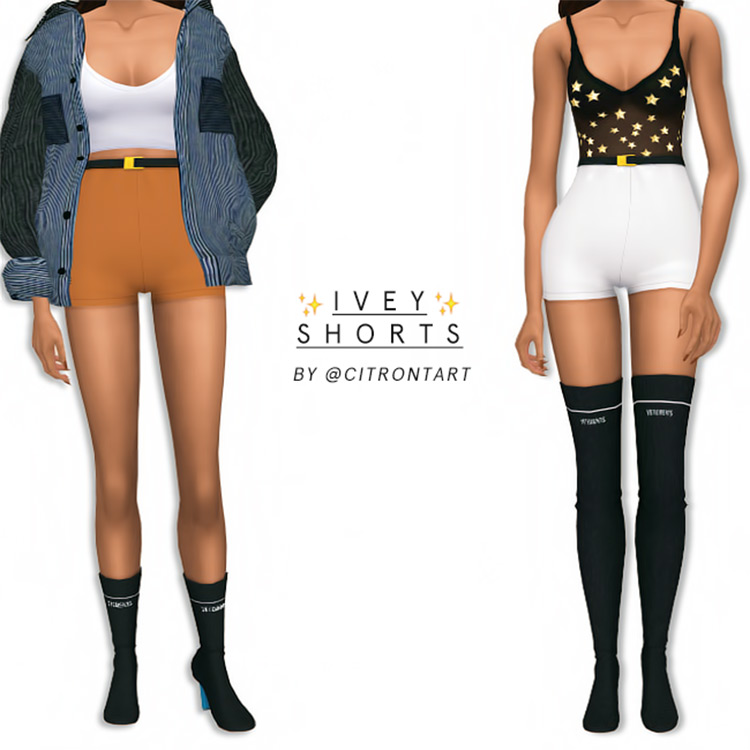 15 Cutest Girls Shorts CC For Sims 4  Free To Download    FandomSpot - 83