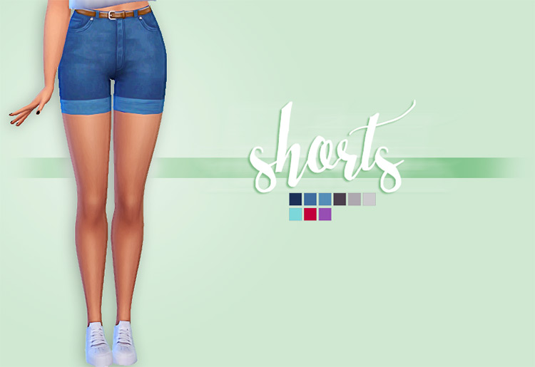 Mid-Length Shorts for Sims4