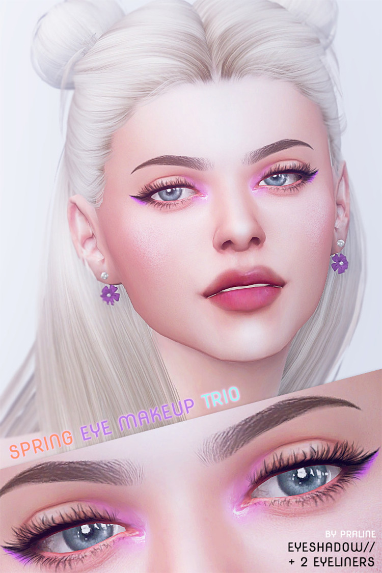 sims 4 clothes hair and make up cc pack