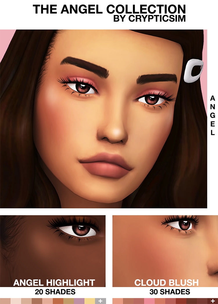 Sims 4 CC Highlighter Makeup