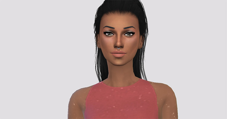 Kehlani Nude Lipsticks Sims 4 screenshot