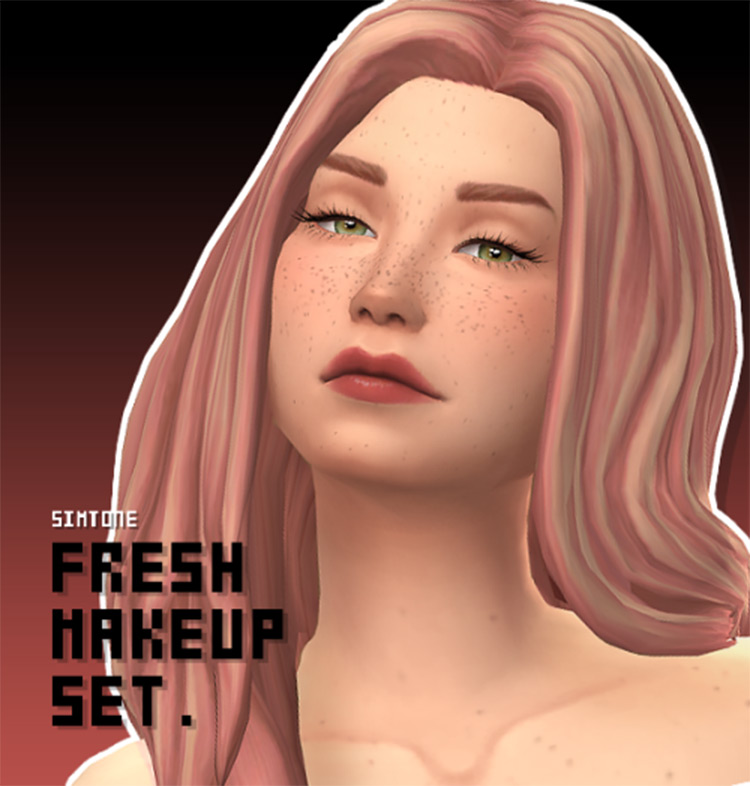 Fresh Makeup Set Sims 4 CC Pack