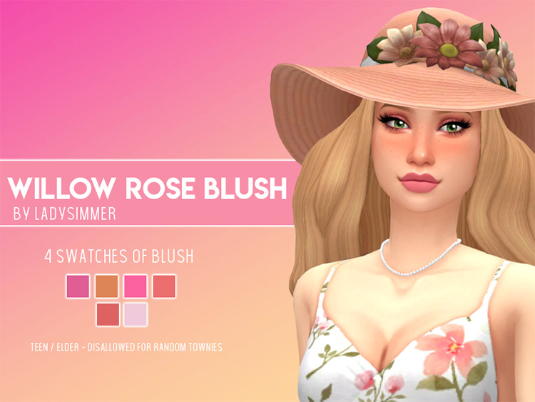 Willow Rose Blush in Sims 4