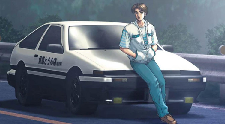 Initial D anime screenshot