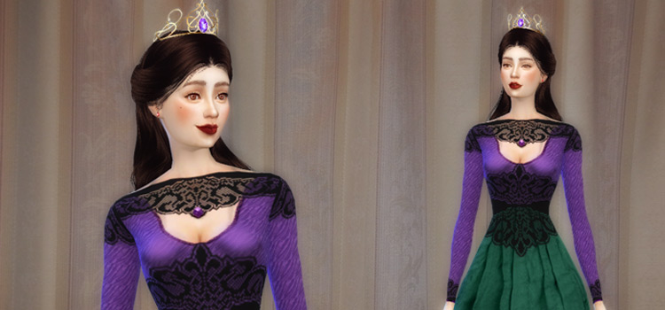 sims 4 cc child tiara