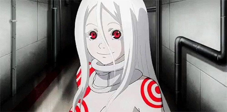 Shiro character in Deadman Wonderland - Screenshot