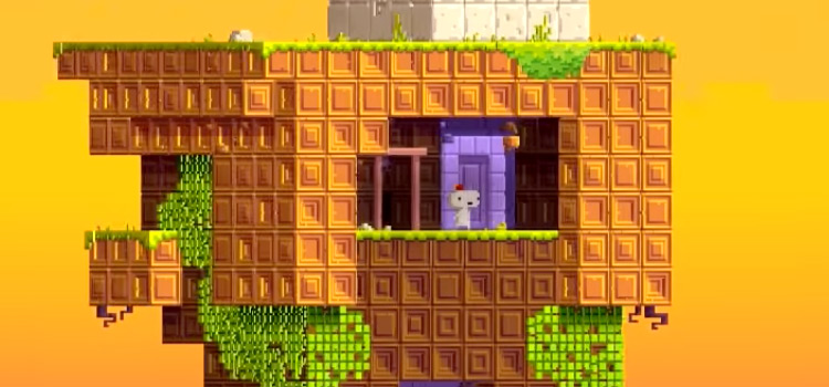 Fez gameplay screenshot on PS4