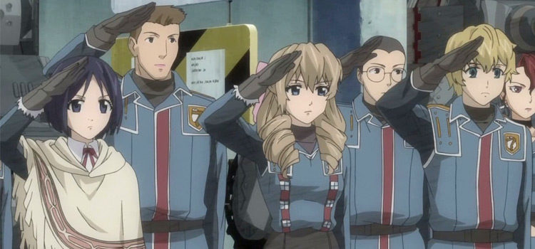 Gallian Armed Forces Salute - Valkyria Chronicles Anime