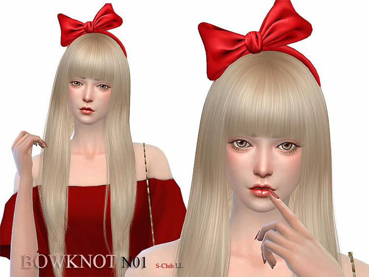 Bowknot N01 Sims 4 CC