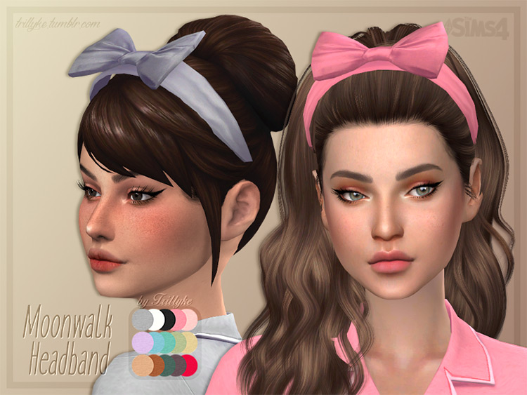 Sims 4 CC  Best Hair Bow Accessories  All Free To Download    FandomSpot - 99