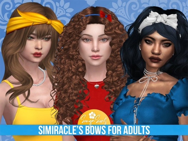 Sims 4 CC  Best Hair Bow Accessories  All Free To Download    FandomSpot - 19