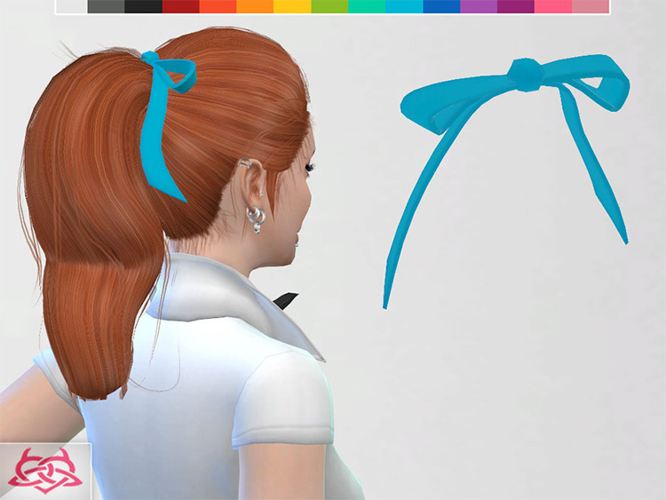 Sims 4 CC  Best Hair Bow Accessories  All Free To Download    FandomSpot - 31