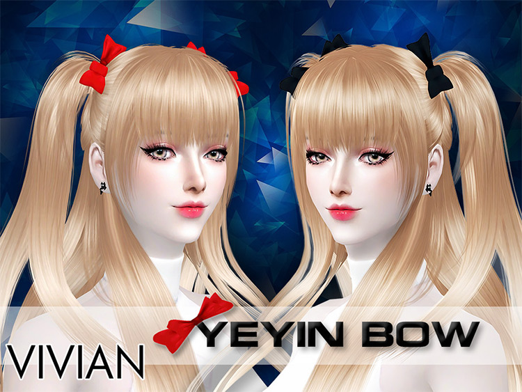 Yeyin Hairbow Sims 4 CC