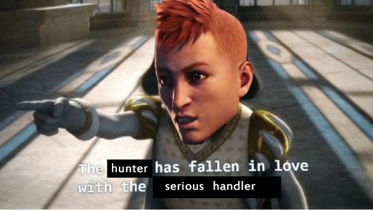 The hunter has fallen in love with serious handler