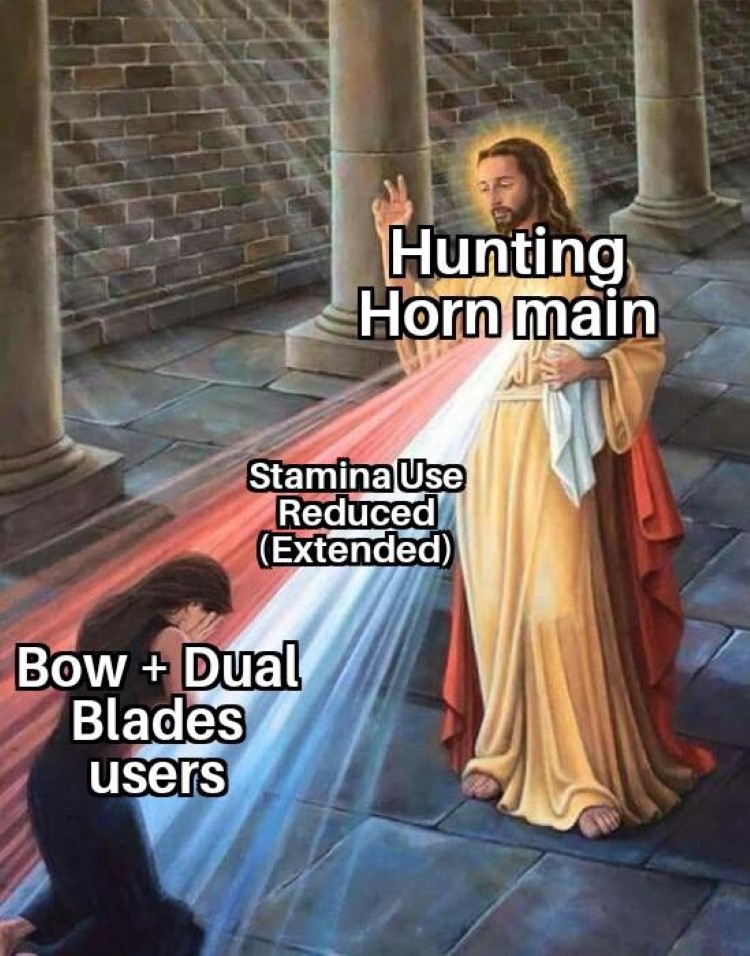Hunting horn main vs Bow+dual blades