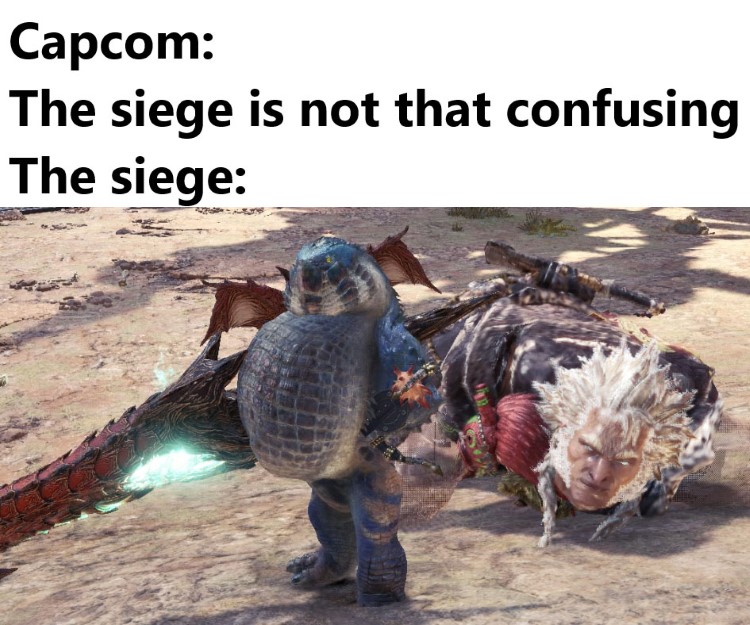 The siege is not that confusing meme
