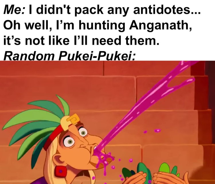I didnt pack antidotes meme