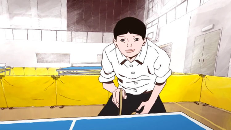 Ping pong ecranul de animație
