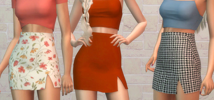 Sims 4 High Waisted CC: Jeans, Shorts & Skirts To Download