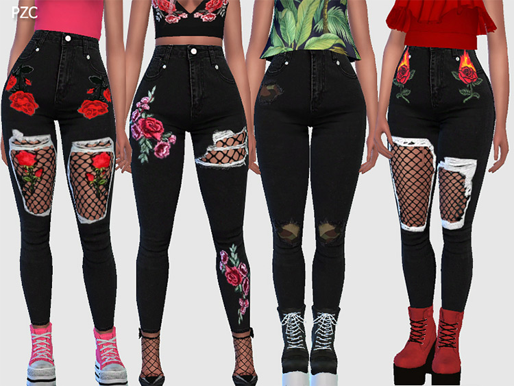 Sims 4 High Waisted CC  Jeans  Shorts   Skirts To Download   FandomSpot - 44