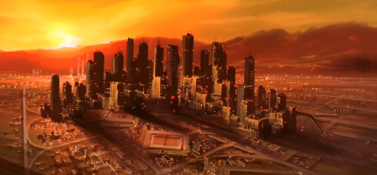 Sunset over Tokyo-3 - Evangelion Opening AMV Screenshot