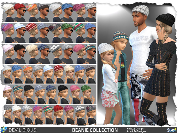 Sims 4 CC  Best Beanies To Download  Guys   Girls    FandomSpot - 27