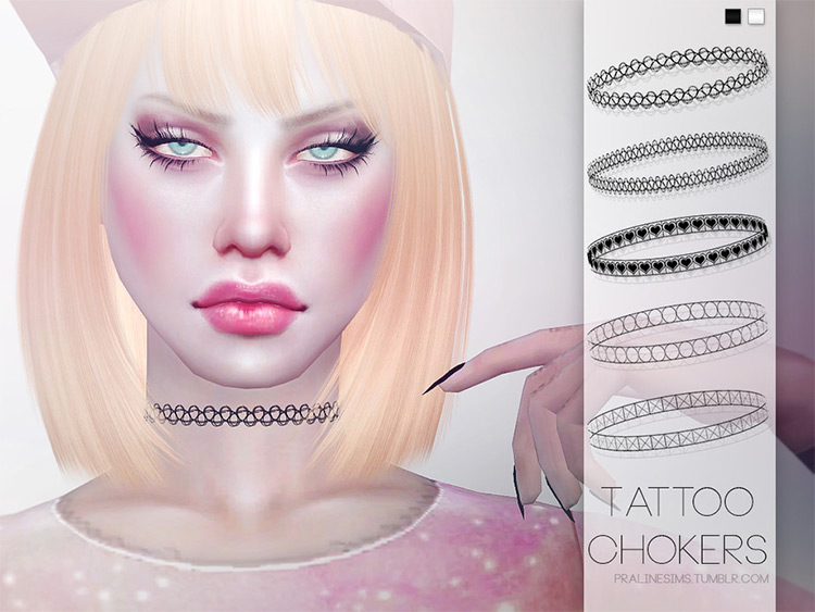 Best Sims 4 Chokers  Free CC   Mods To Download   FandomSpot - 35