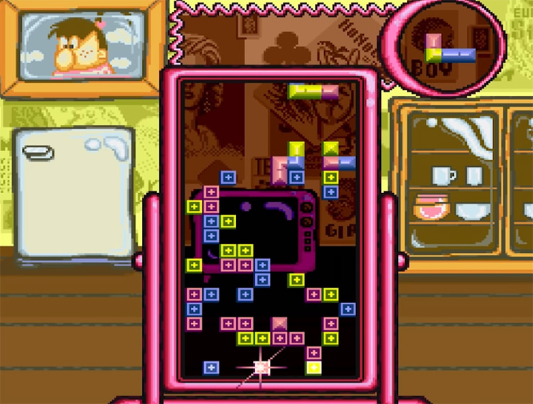 Tetris 2 Gameplay Screenshot for Super Nintendo