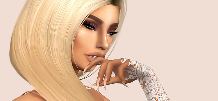 Custom Kylie Nails for The Sims 4