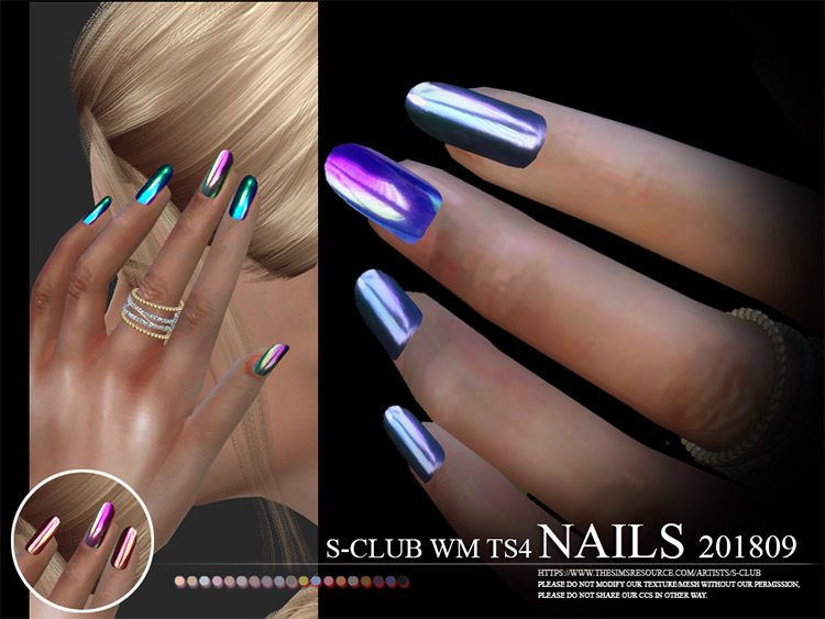 25 Best Nails CC   Mod Packs For Sims 4  Free To Download    FandomSpot - 8