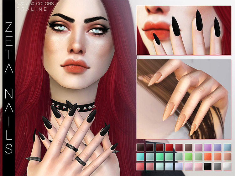 best sims 4 nails cc