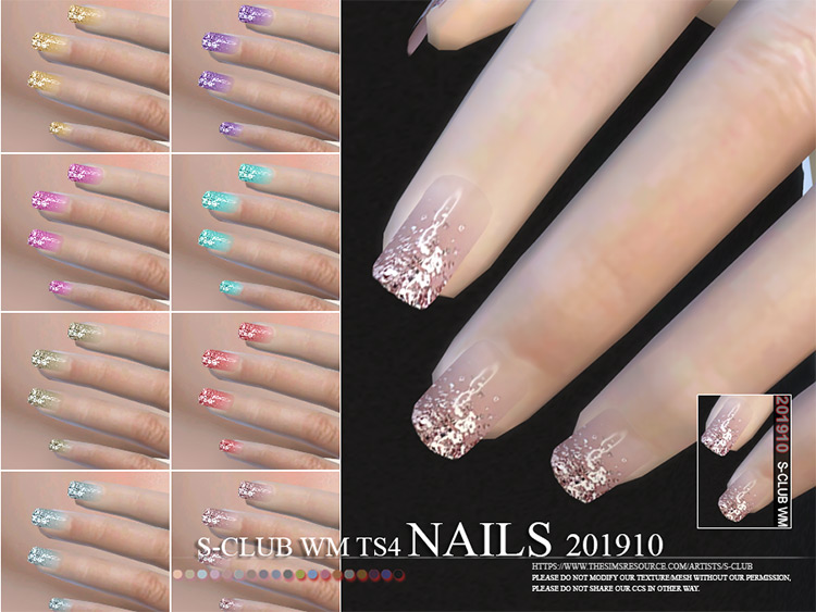 25 Best Nails CC   Mod Packs For Sims 4  Free To Download    FandomSpot - 84