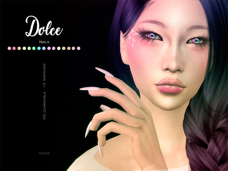 Dolce Nails for The Sims 4