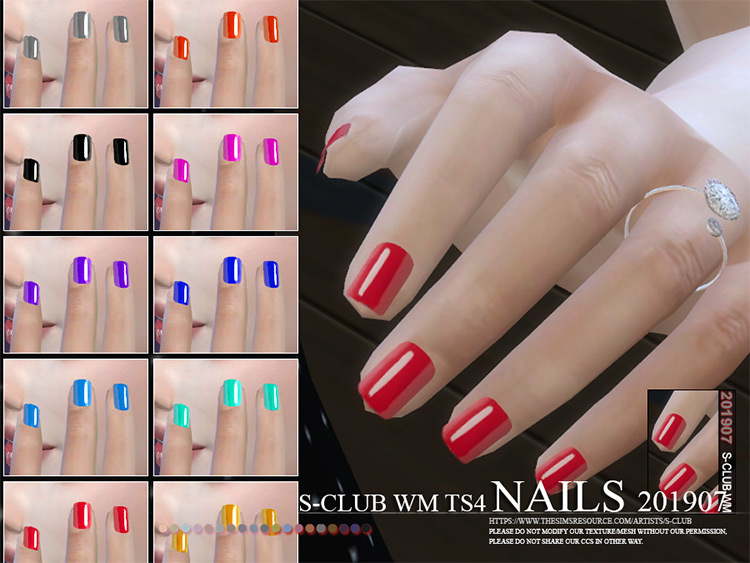 25 Best Nails CC   Mod Packs For Sims 4  Free To Download    FandomSpot - 70