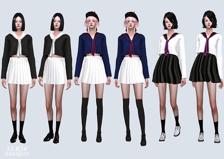 Симс 4 загрузки. SIMS 4 Marigold Top. Моряк симс 4. SIMS 4 60 одежда. SIMS 4 Sailor Top.