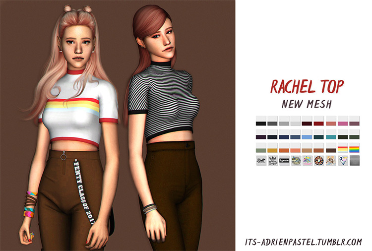 Meget sur realistisk Indtægter 15 Cutest Crop Tops CC For The Sims 4 – FandomSpot