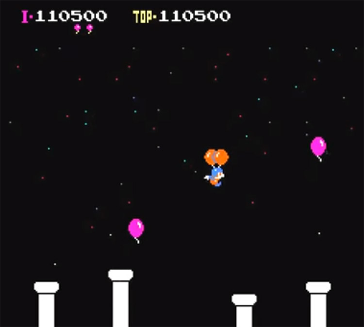 Balloon Fight - NES Gameplay