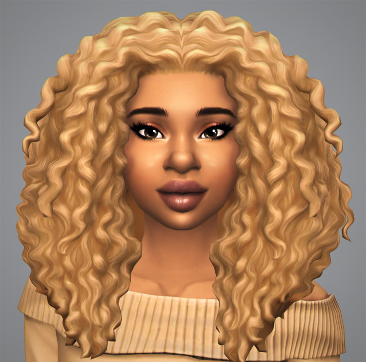 sims 4 curly hair female cc